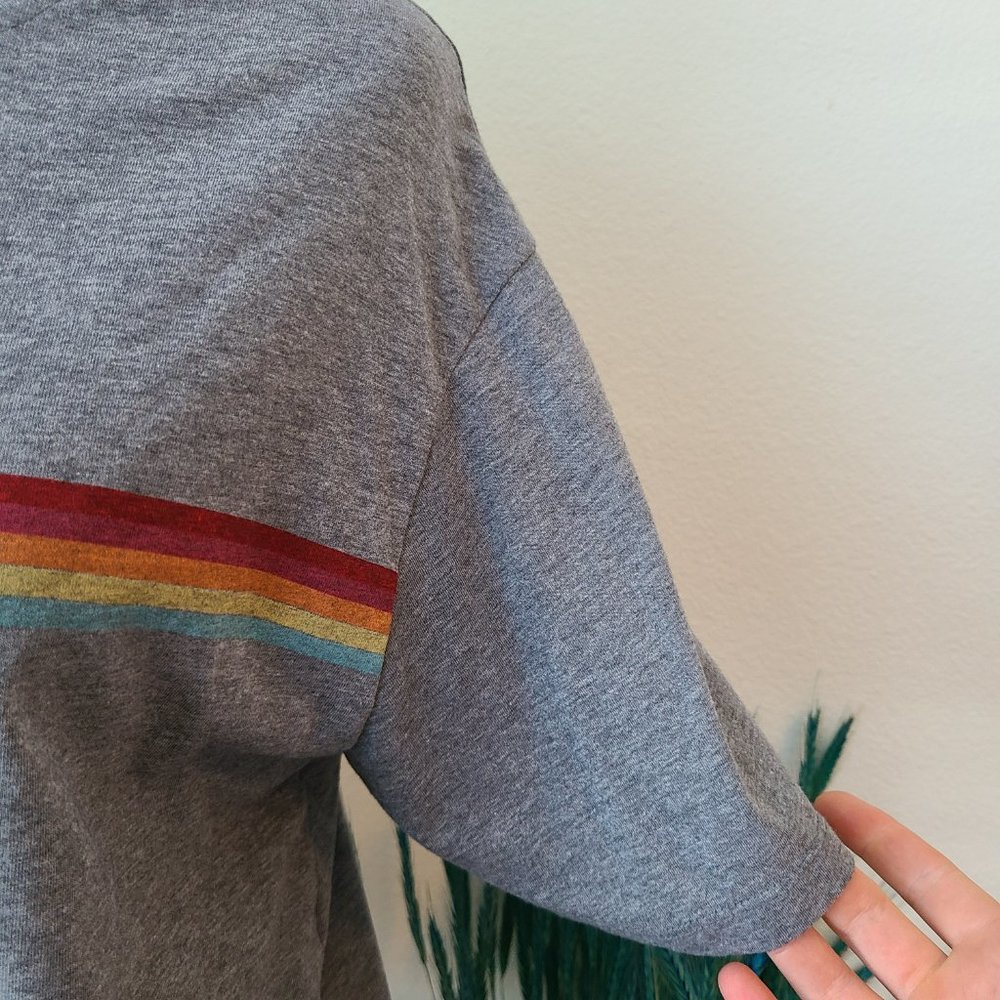 Fabletics Stripped Cropped Tee - image 4